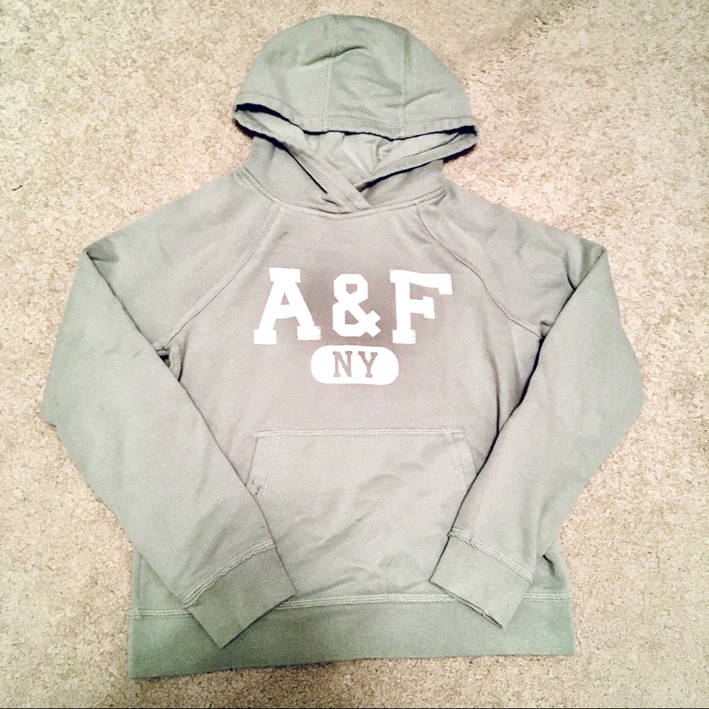 A&F Teal Pullover Hoodie